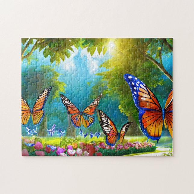 Butfly Park 1 Le Daily Jigsaw puzzle récent (Horizontal)