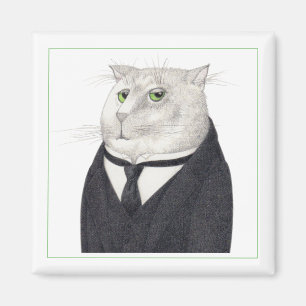 BUTLER CAT Aimant Carré II