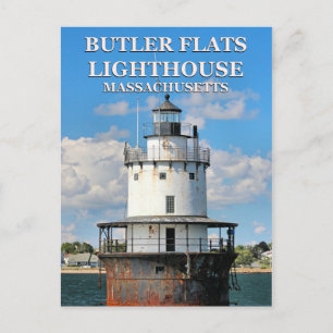 Butler Flats Lighthouse, Massachusetts Carte Posta