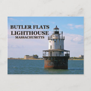 Butler Flats Lighthouse, Massachusetts Carte Posta