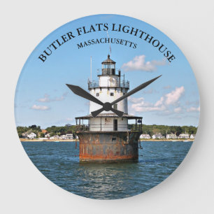 Butler Flats Lighthouse, Massachusetts Horloge Ron