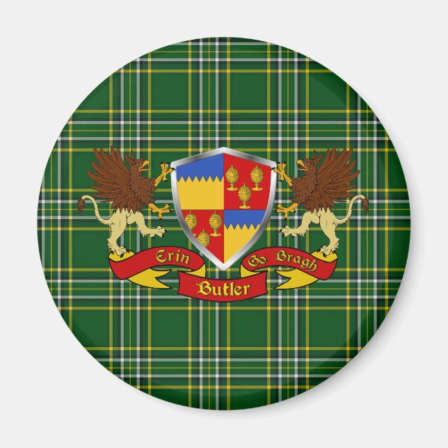 Butler Irish Coat of Arms Magnets (Devant)