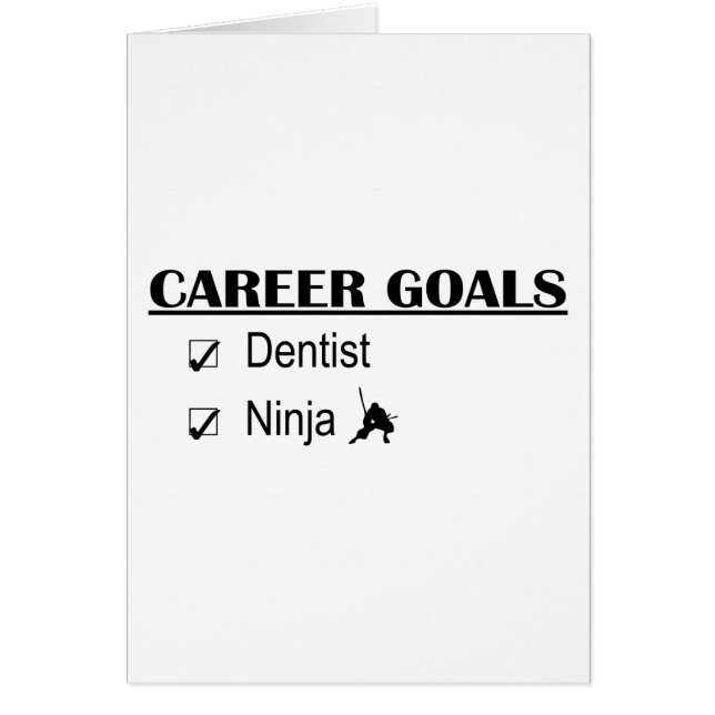 Buts de carrière de Ninja - dentiste (Devant)