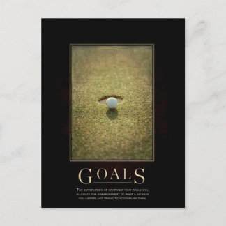 Buts Motivation Parodie Carte Postale