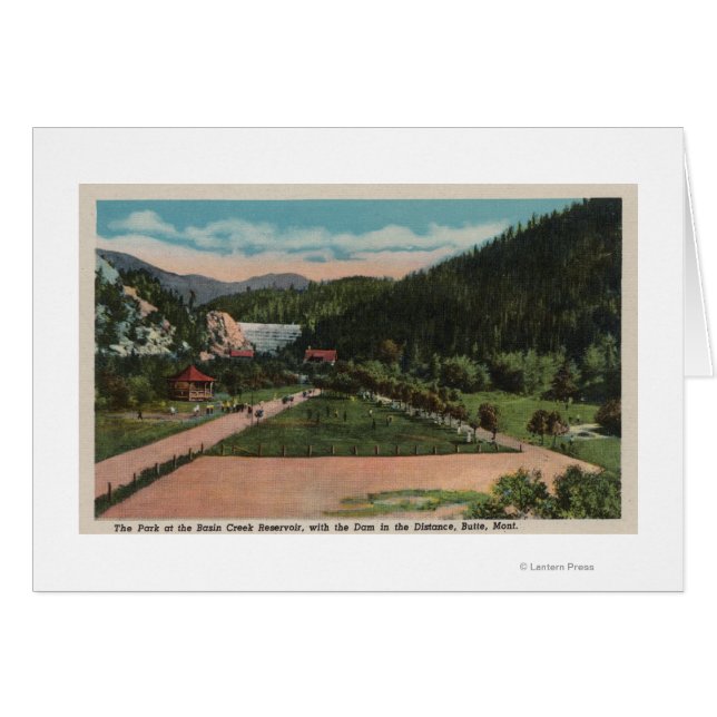Butte, MT - Vue du parc de réserve de Basin Creek (Devant horizontal)