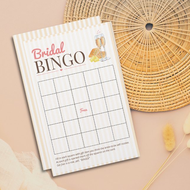 Butter Together Bridal Shower BINGO Game  (Créateur téléchargé)