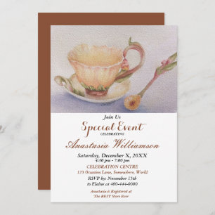 BUTTERCUP TEA TIME FÊTE INVITATION