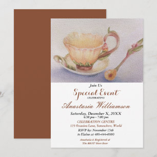 BUTTERCUP TEA TIME FÊTE INVITATION