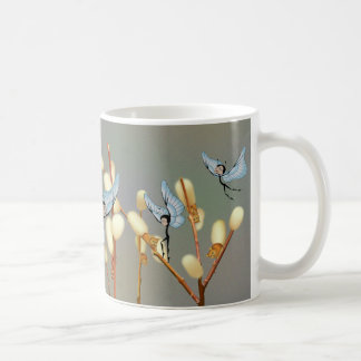 "Butterfairies et tasse de saule de chat"