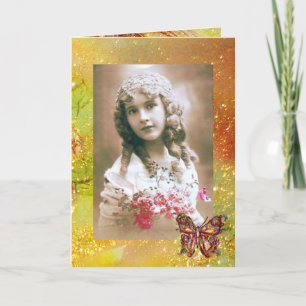 BUTTERFER EN OR SPARKLES Modèle photo