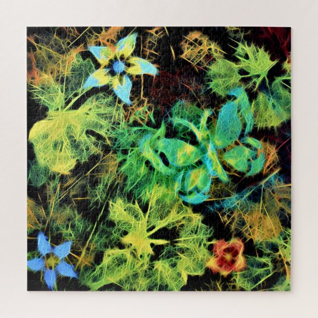 Butterfly and Flower Rodilius Jigsaw Puzzle (Vertical)