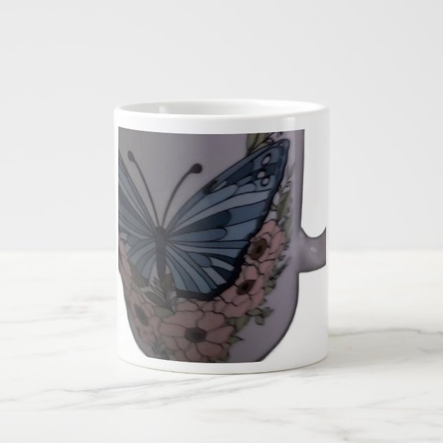 butterfly floral mug (Devant)