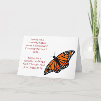 Butterfly Love, carte de voeux