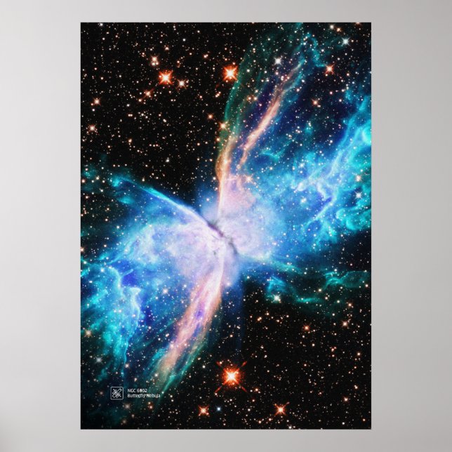 Butterfly Nebula NGC 6302 - poster (Devant)