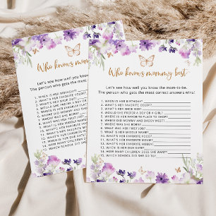 Butterly Qui connaît maman meilleur baby shower je