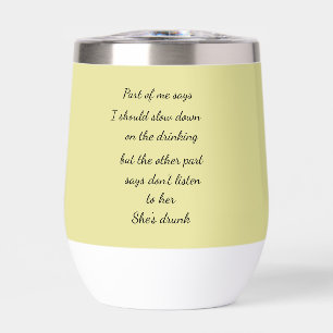 Buveur de vin de teckel