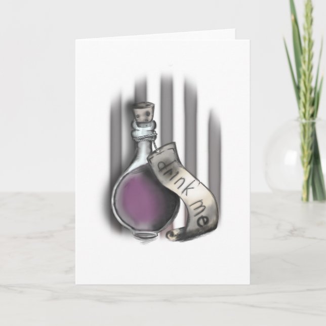 Buvez-moi - carte d'Alice (Devant)