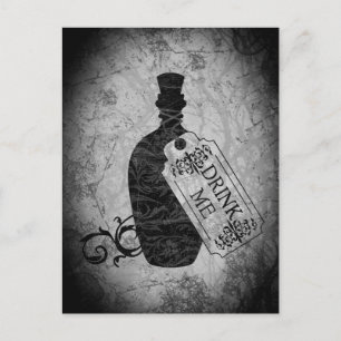 Buvez-Moi Carte postale Gris Bouteille