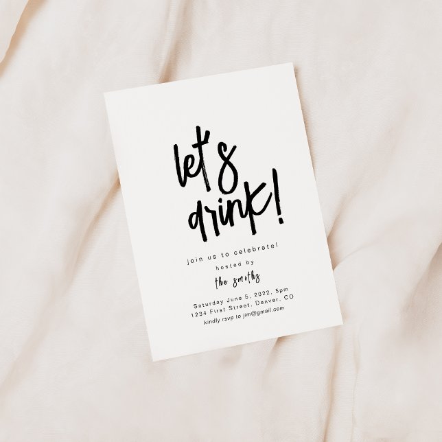 Buvons une invitation de fête (Créateur téléchargé)