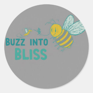 Buzz dans Bliss : collection de stickers colorés