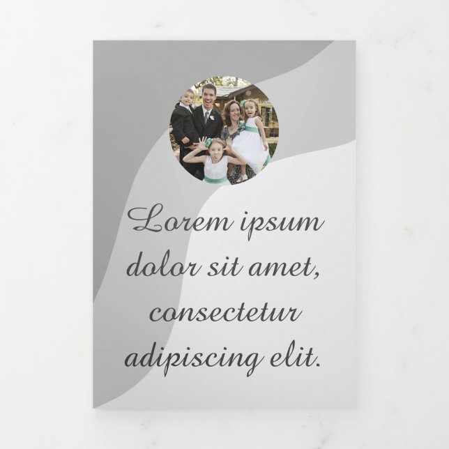 Buzz marketing Triple Lettre Plier Carte Vacances (Page de couverture)