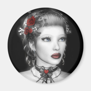 BW Portrait Magnet