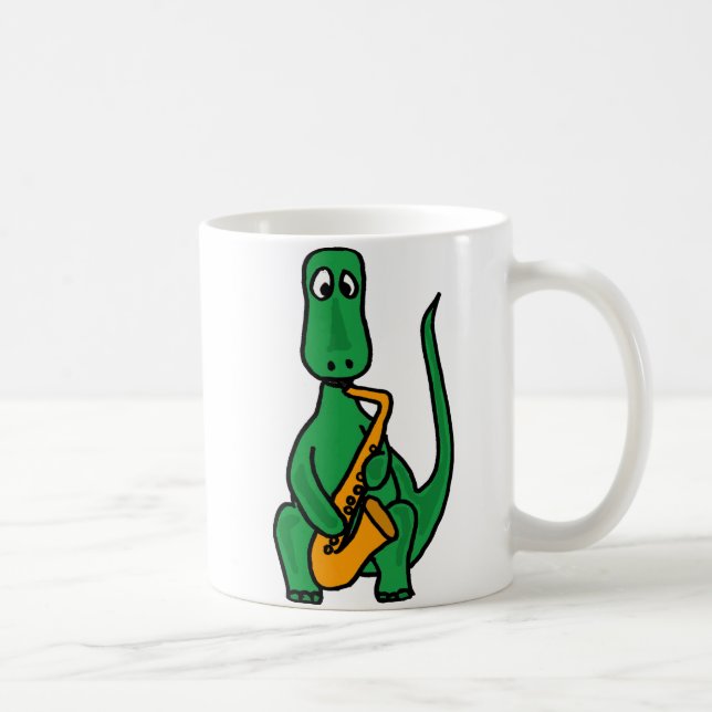 BX- dinosaure Plaing la tasse de saxophone (Droite)