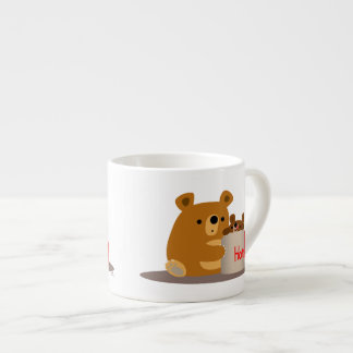 Bye Bye Honey ! Bears of Cartoon Espresso Mug