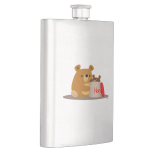 Bye Bye Honey ! Joli Ours De Cartoon Flacon Classi