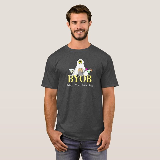 BYOB T-Shirt Halloween Apportez Vos Propres Boos ! (Devant entier)