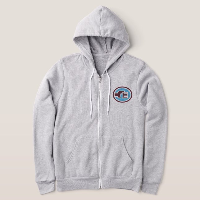 C2B : Sweat - shirt à capuche zip-D à manches long (Poser)