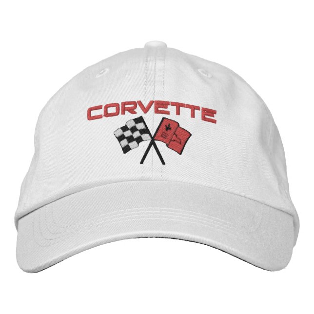 C7 C8 Casquette brodée illustrée de drapeaux de co (Devant)