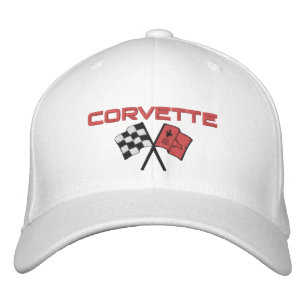 C7 C8 Illustré Voiture Brodé Casquette Flags de co