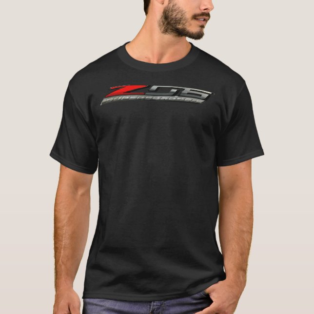 C7 Corvette Z06 Logo surchargé T-shirt Premium (Devant)