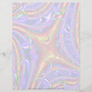 C~02 Fractal en-tête personnalisé 02 - 8,5 po x 11
