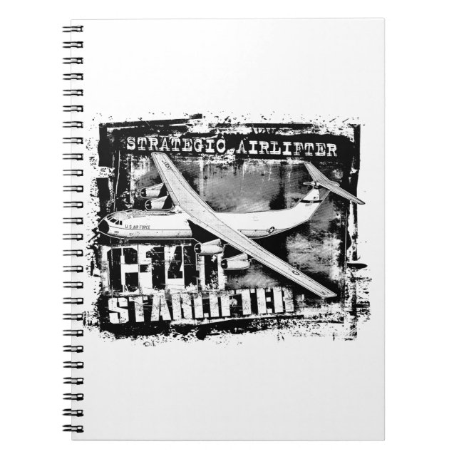 C-141 Carnet Starlifter Carnet photo spirale (Devant)