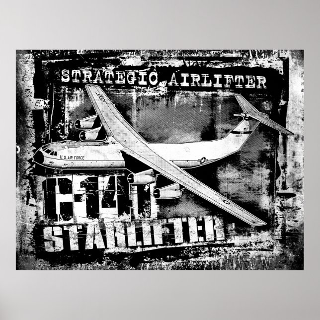 C-141 Poster d'affiche Starlifter (Devant)