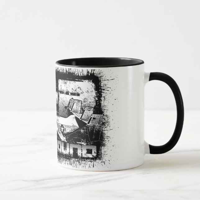C-2 Greyhound 11 oz Ringer Mug (Droite)