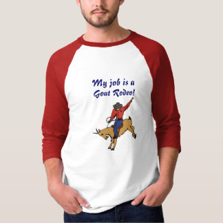 C.A. drôle mon travail est un T-shirt de rodéo de