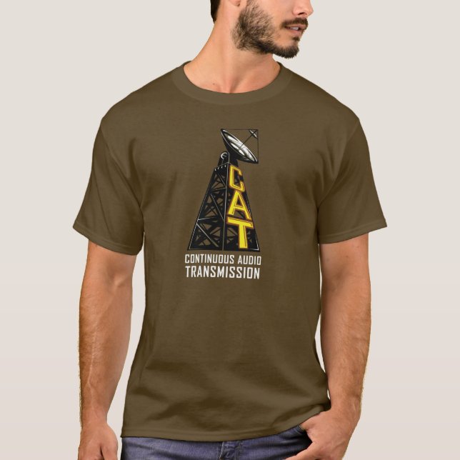 C.A.T. Obscurité de base de T-shirt de logo (Devant)