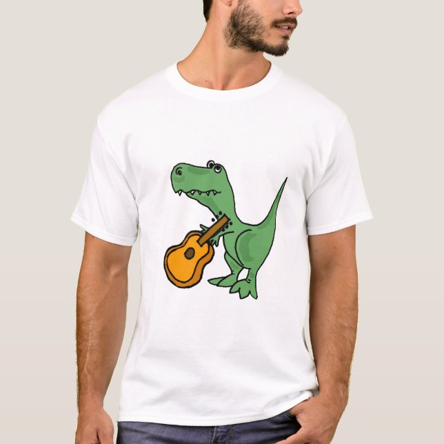 C.A.T-Rex jouant le T-shirt de guitare (Devant)