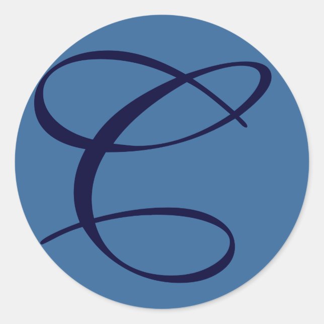 C autocollant initial (Devant)