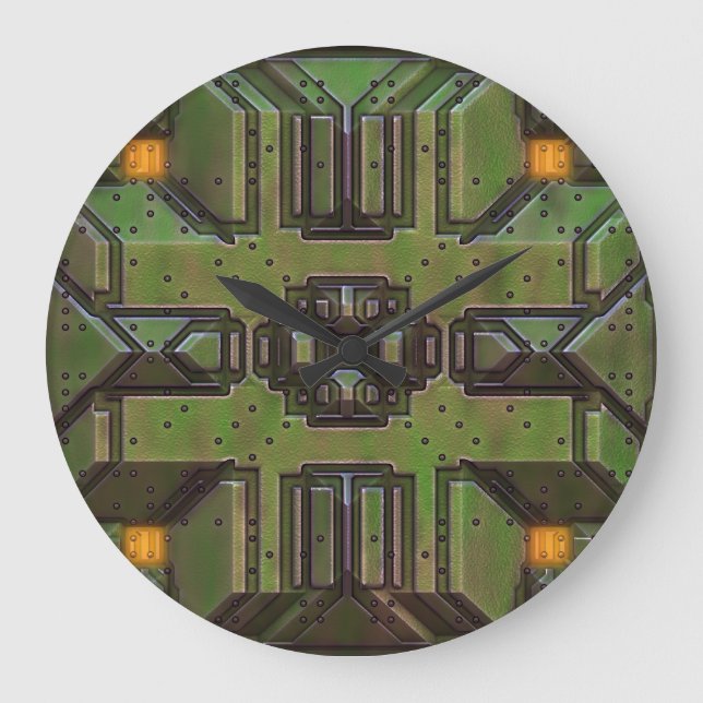 C.C. Tec 6 Horloges murales et options numériques (Recto)