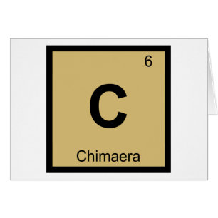 C - Chimère Symbole du tableau périodique de la ch
