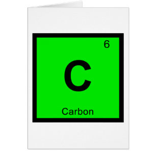 C - Chimie Symbole du tableau périodique Carbone