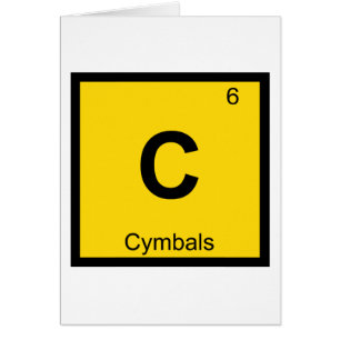 C - Cymbales Musique Chimie Symbole du tableau pér