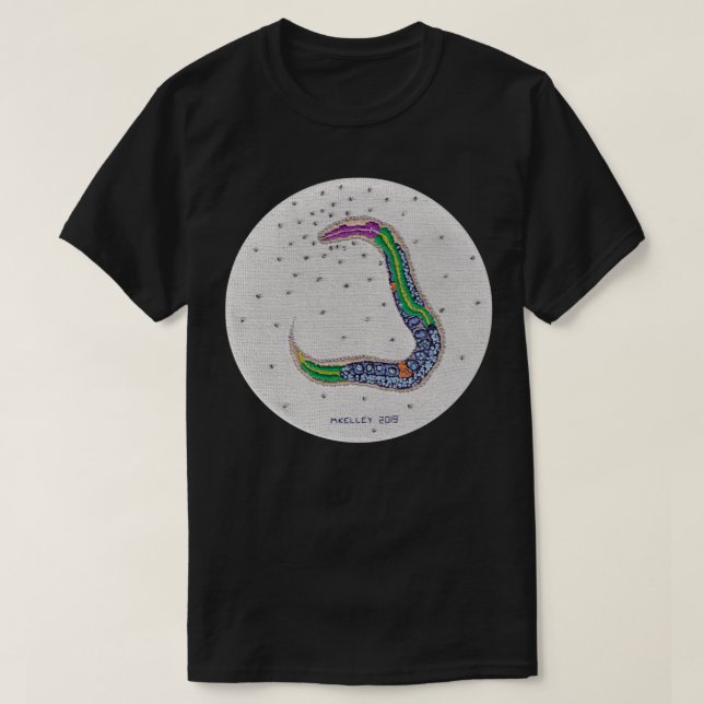 C elegans wordery brodery Classic TShirt (Design devant)