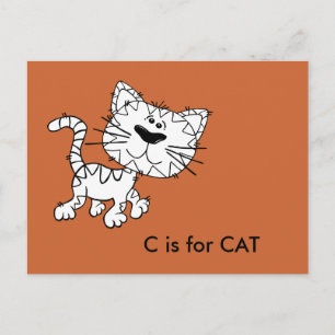 "C" est pour la carte mémoire Cat Alphabet