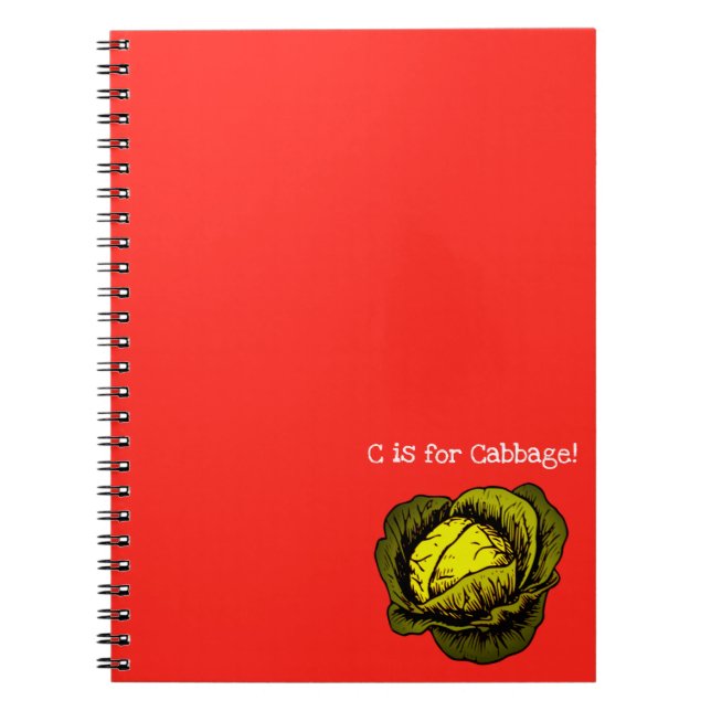 C est pour le chou ! Carnet de recette de journal (Devant)
