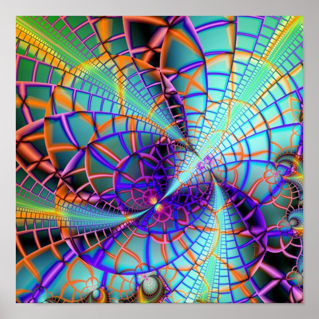 C’est un Mess temporel (12" x 12") Poster d’impres (Devant)